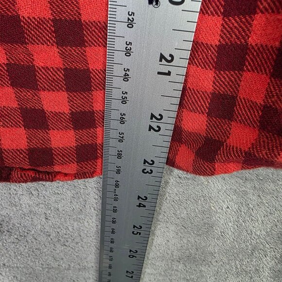 Womens Field & Stream Black & Red Check Shirt Button Up Long Sleeve Cotton XL - Picture 6 of 7